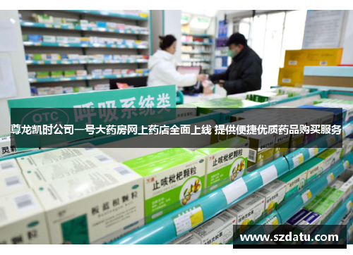 尊龙凯时公司一号大药房网上药店全面上线 提供便捷优质药品购买服务 尊龙凯时公司一号大药房网上药店全面上线 提供便捷优质药品购买服务