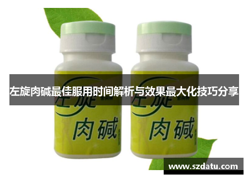 左旋肉碱最佳服用时间解析与效果最大化技巧分享